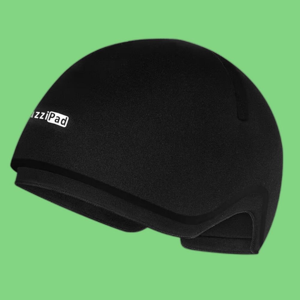 SUZZIPAD Chemo Cooling Cap for Head Discomfort Migrane Unisex Ice Pack Black